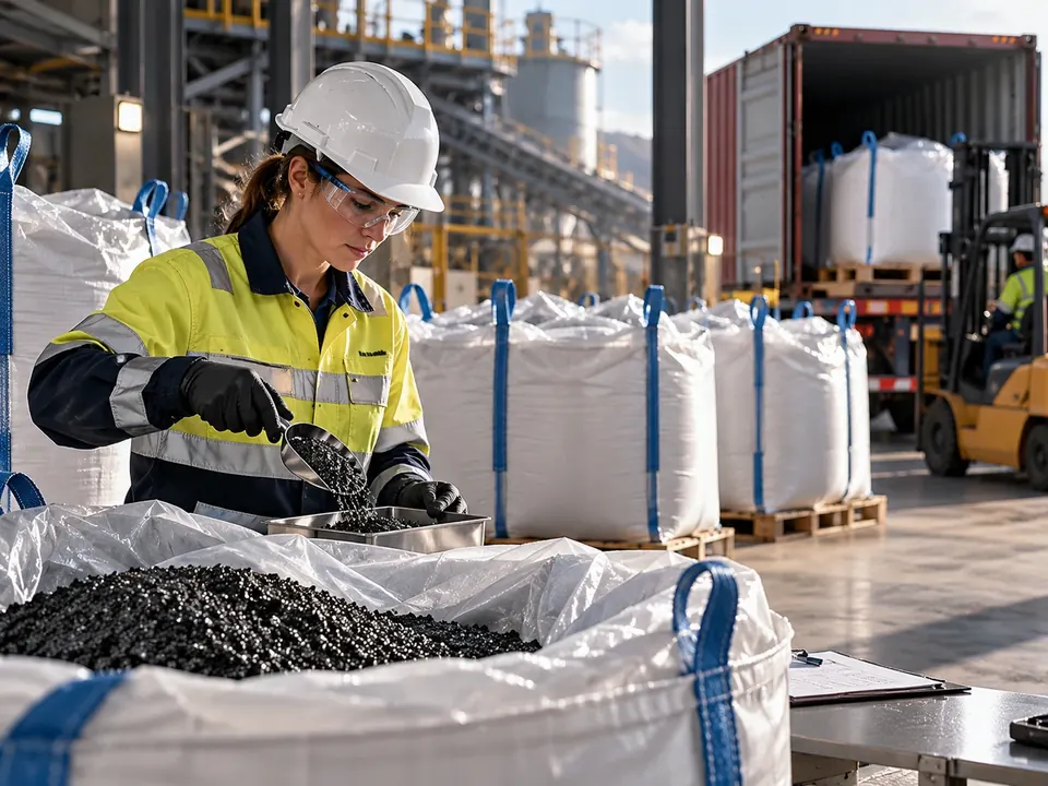 Concentrate handling, bagging and quality control