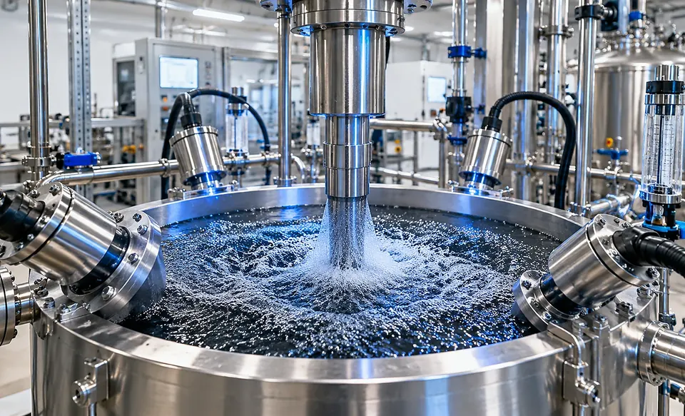Ultrasonic slurry conditioning system